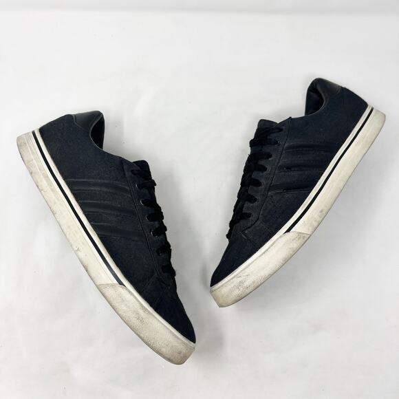 [Adidas] Cloudfoam Super Daily Core Black Casual Lace Up Sneakers Size 12 Men's - Picture 7 of 10